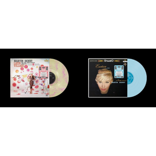 Latin Village (Floral Swirl LP Vinyl) & Exotica Vol. Iii (Sky Blue LP Vinyl)