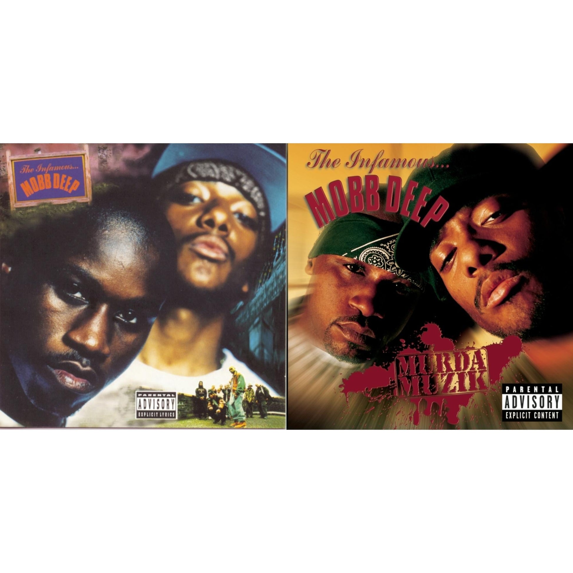 This is a 2 CD SKU bundle.
1.This CD is brand new.Format: CDMusic Style: HouseThis item's title is: Murda MuzikArtist: Mobb DeepLabel: LEGACYBarcode: 074646371527Release Date: 8/17/1999
2.This CD is brand new.