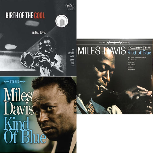 Birth Of The Cool & Kind Of Blue (Crystal Clear & Solid Blue Mixed LP Vinyl) & Kind Of Blue (180G)