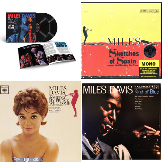 Merci, Miles! Live At Vienne (2LP) & Sketches Of Spain (Mono) & Someday My Prince Will Come (180G) & Kind Of Blue (Mono)