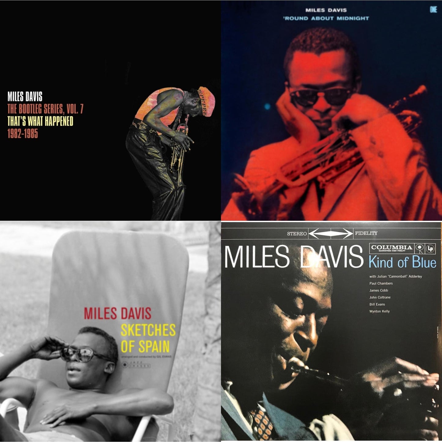 Bootleg Series Vol. 7: That’S What Happened 1982-1985 (2LP/White Vinyl) & Round About Midnight (Limited Edition) & Sketches Of Spain (Limited Edition/Yellow LP Vinyl) & Kind Of Blue (180G)