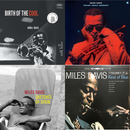 Birth Of The Cool & Round About Midnight (Limited Edition) & Sketches Of Spain (Limited Edition/Yellow LP Vinyl) & Kind Of Blue (180G)