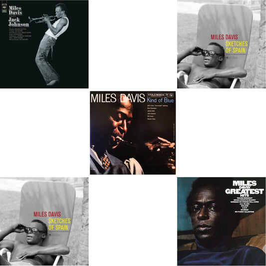 Tribute To Jack Johnson (140G/Dl Insert) & Sketches Of Spain (Limited Edition/Yellow LP Vinyl) & Kind Of Blue (Mono) & Sketches Of Spain & Greatest Hits (1969) (150G/Dl Code)