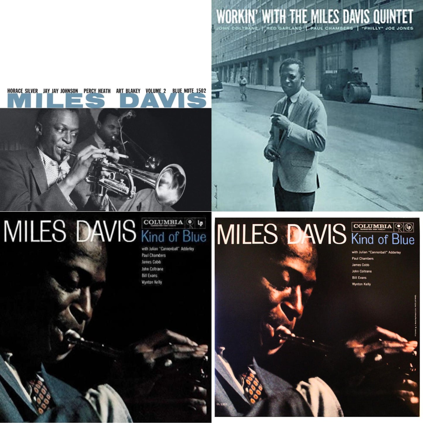 Volume 2 (Blue Note Classic LP Vinyl Series) & Workin With The Miles Davis Quintet & Kind Of Blue & Kind Of Blue (Mono)