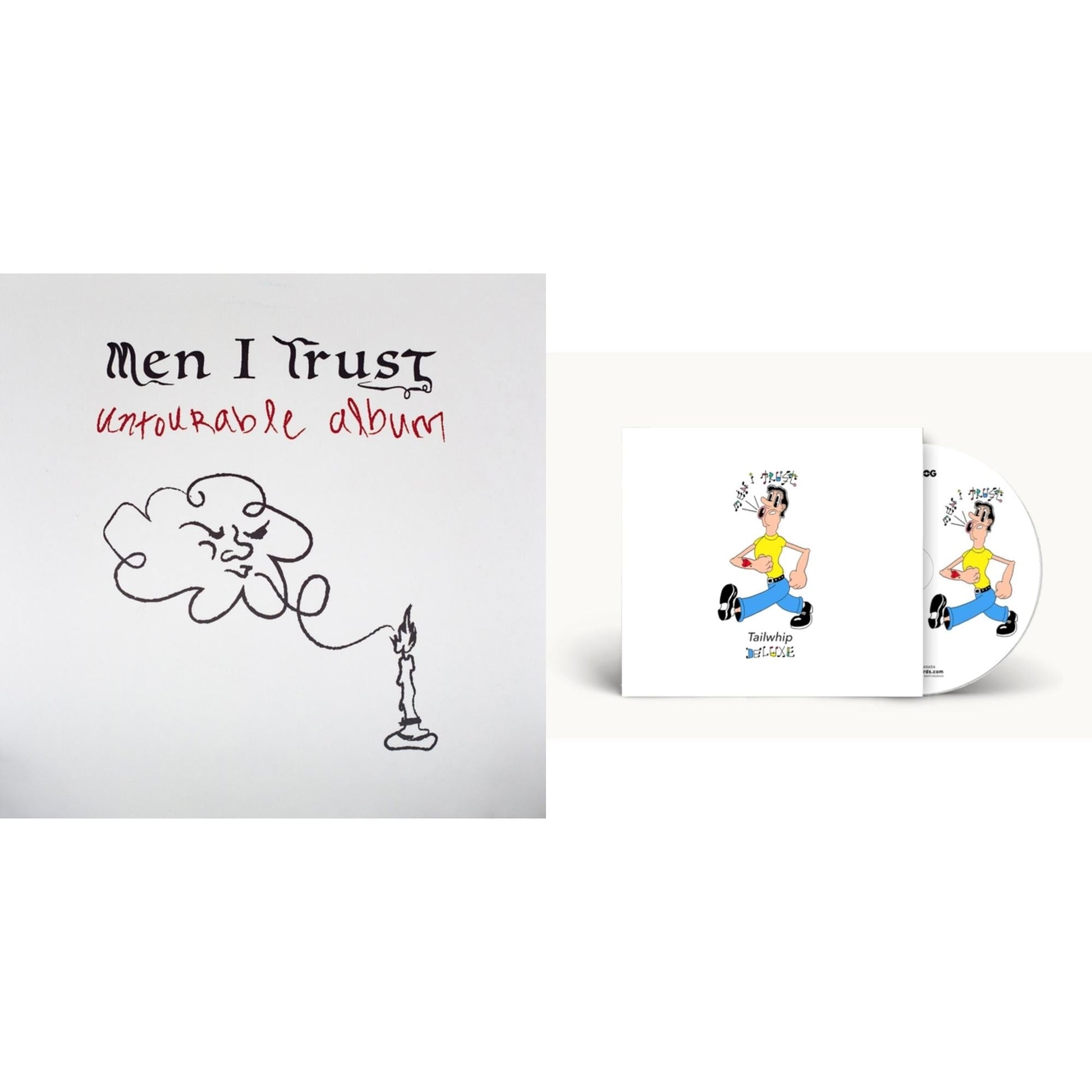 This is a 2 CD SKU bundle.
1.This CD is brand new.Format: CDMusic Style: DowntempoThis item's title is: Tailwhip (Deluxe)Artist: Men I TrustLabel: Return To AnalogBarcode: 722056180429Release Date: 8/19/2017
2.This CD is brand new.
