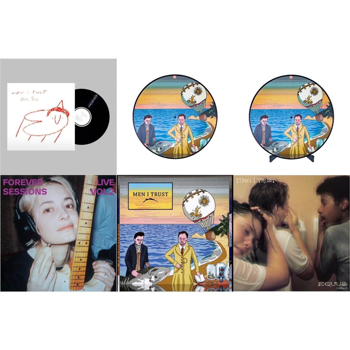 Oncle Jazz (2LP) & Headoom (Picture Disc) & Men I Trust (Picture Disc) & Forever Live Sessions Vol 2  & Men I Trust & Equus Caballus