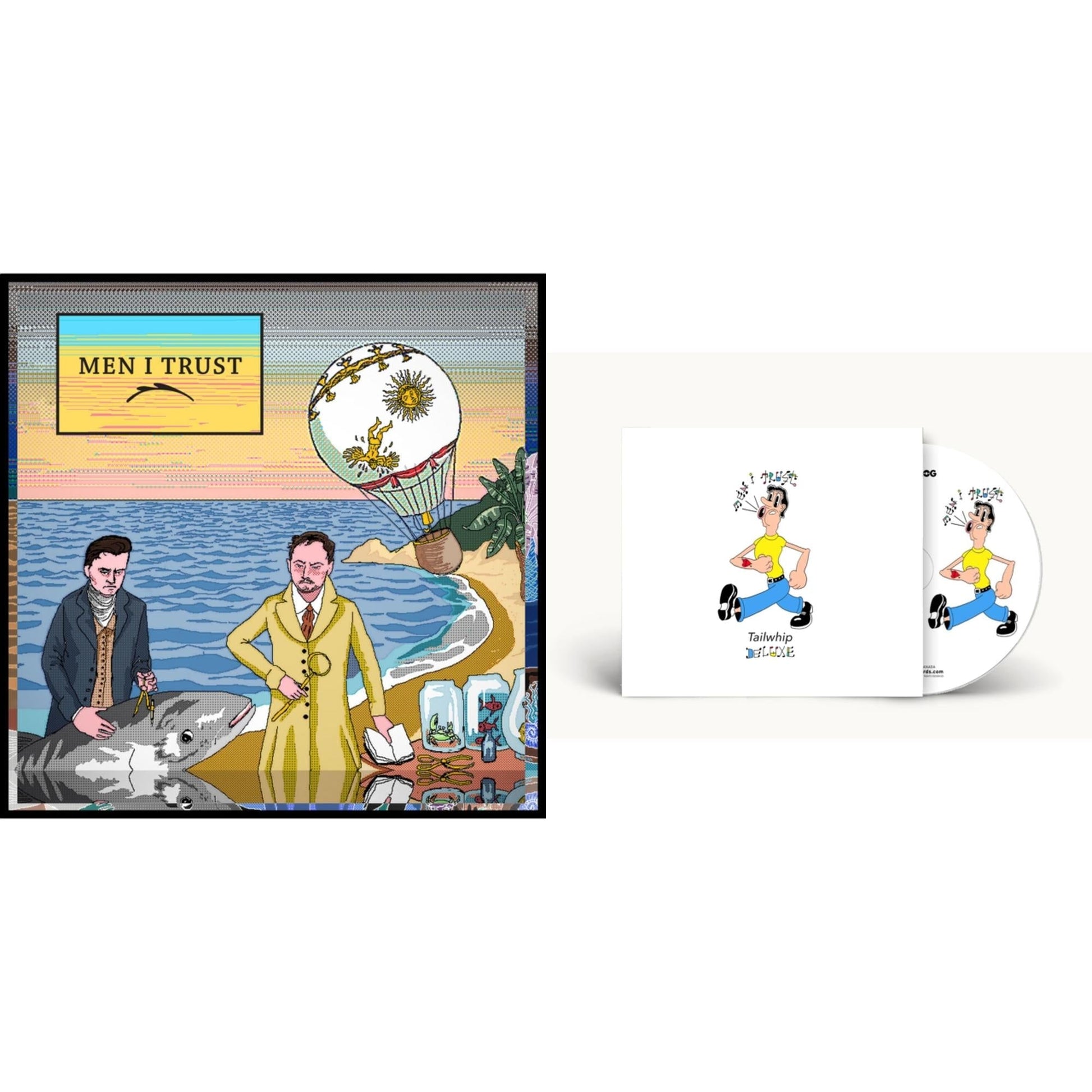 This is a 2 CD SKU bundle.
1.This CD is brand new.Format: CDMusic Style: DowntempoThis item's title is: Tailwhip (Deluxe)Artist: Men I TrustLabel: Return To AnalogBarcode: 722056180429Release Date: 8/19/2017
2.This CD is brand new.
