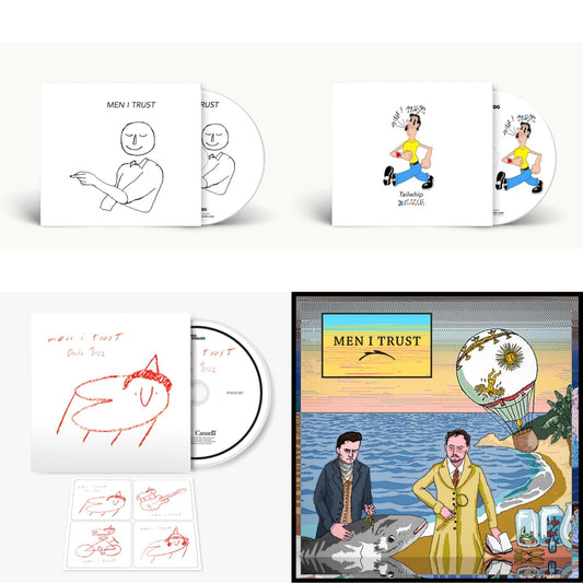 This is a 4 CD SKU bundle.
1.This CD is brand new.Format: CDMusic Style: ChansonThis item's title is: S/TArtist: Men I TrustLabel: UniversalBarcode: 722056159326Release Date: 8/12/2018
2.This CD is brand new.