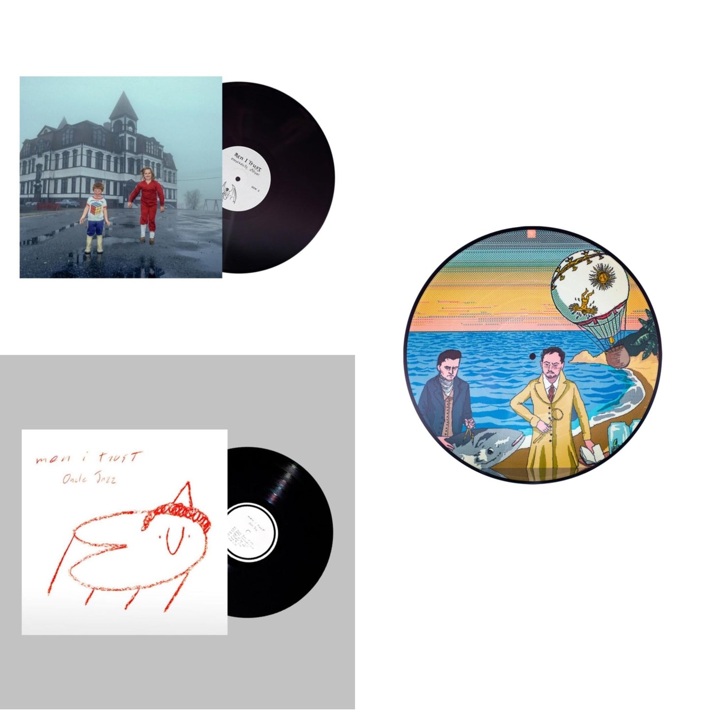 This is a 3 LP Vinyl SKU bundle.
1.This LP Vinyl is brand new.Format: LP VinylMusic Style: Indie PopThis item's title is: Untourable AlbumArtist: Men I TrustLabel: Return To AnalogBarcode: 722056197328Release Date: 9/24/2021
2.This LP Vinyl is brand new.