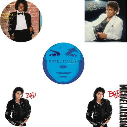 Off The Wall (Picture Disc) & Bad (Picture Disc) & Invincible (2LP/Picture Disc) & Thriller (140G/Gatefold) & Bad (140G/Gatefold)