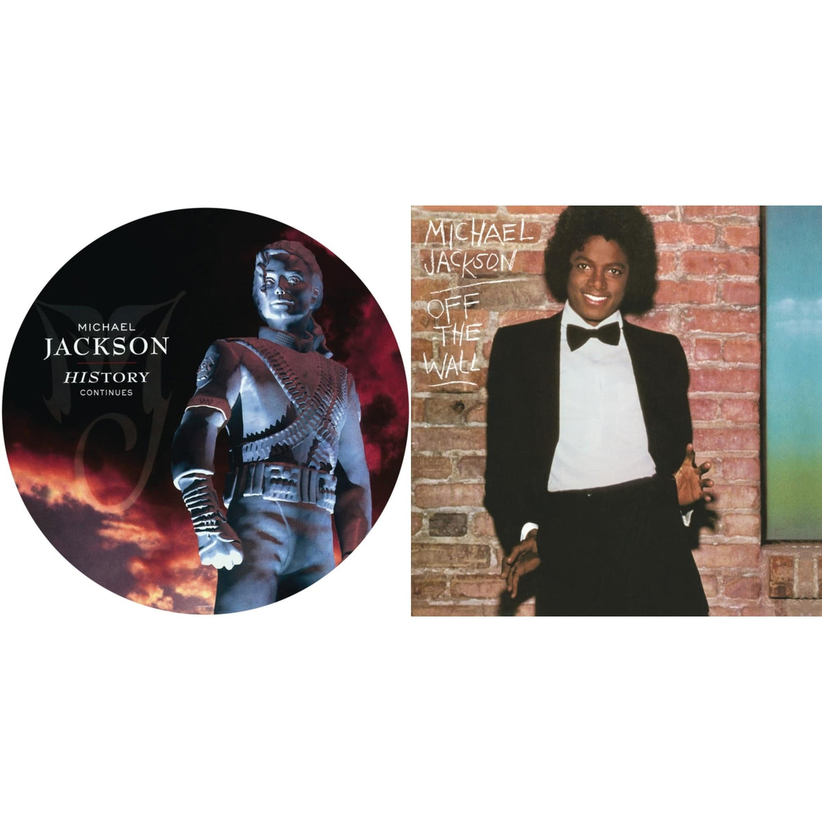 History: Continues (2LP/Picture Disc) & Off The Wall (140G/Gatefold)