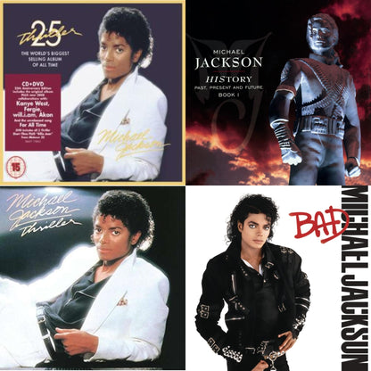 History: Past Present & Future Book 1 & Bad & Thriller (25Th Anniversary Legacy Edition) & Thriller