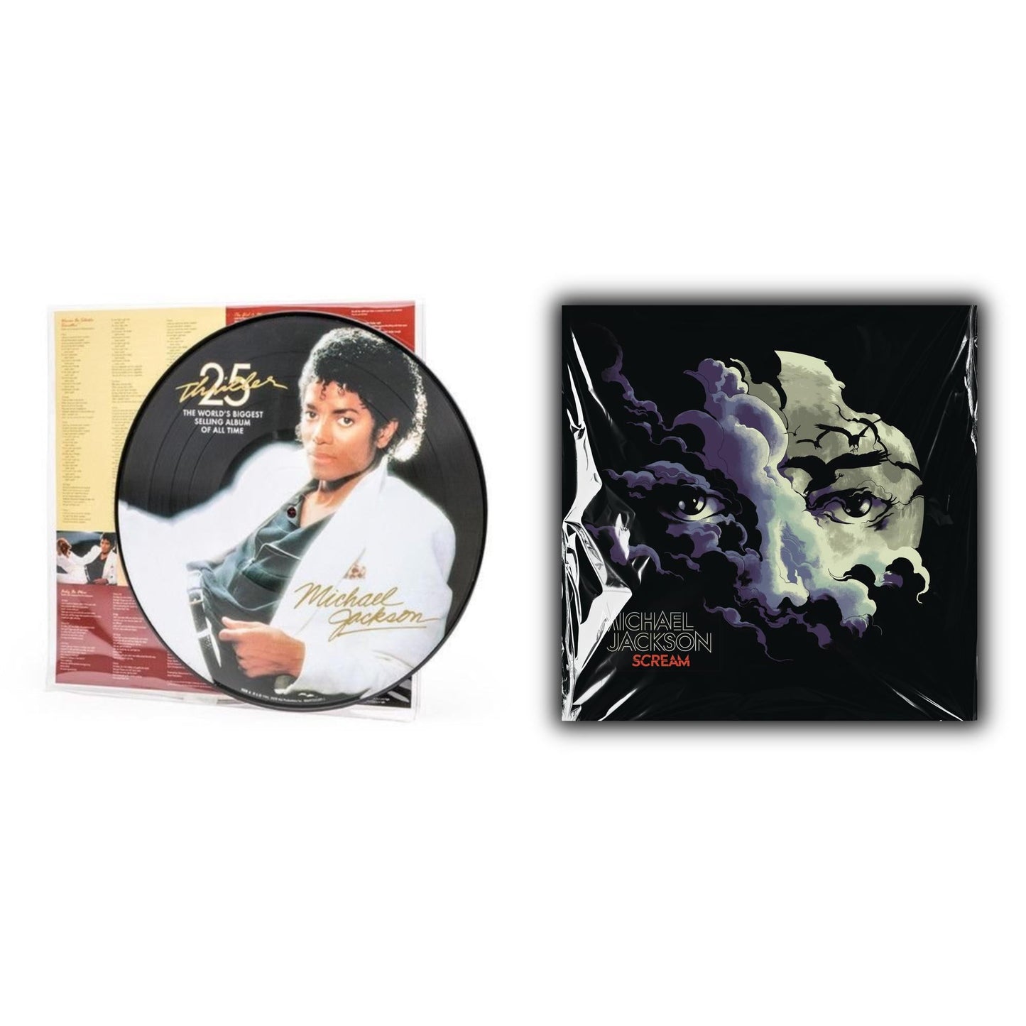 Thriller (Picture Disc) & Michael Jackson - Scream (2LP) (New LP Vinyl)