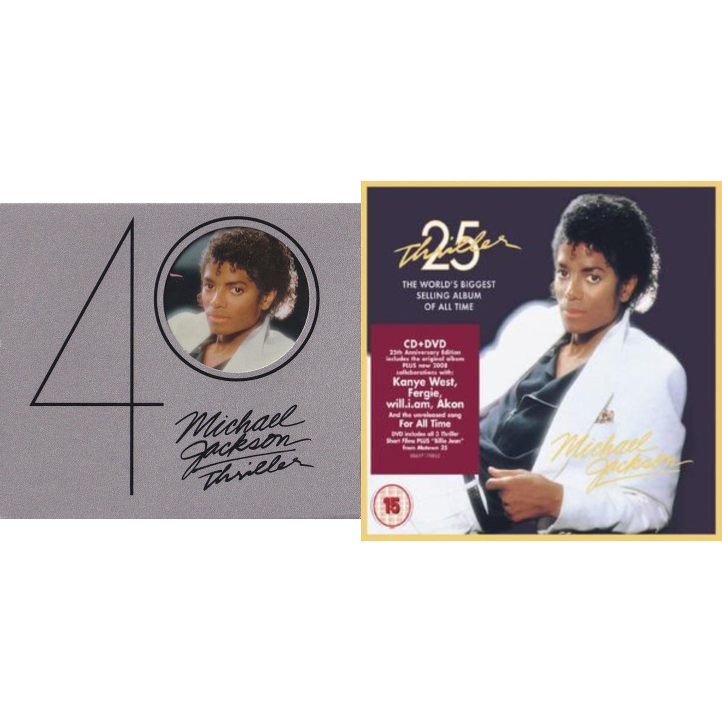 Thriller (40Th Anniversary/2CD) & Thriller (25Th Anniversary Legacy Edition)