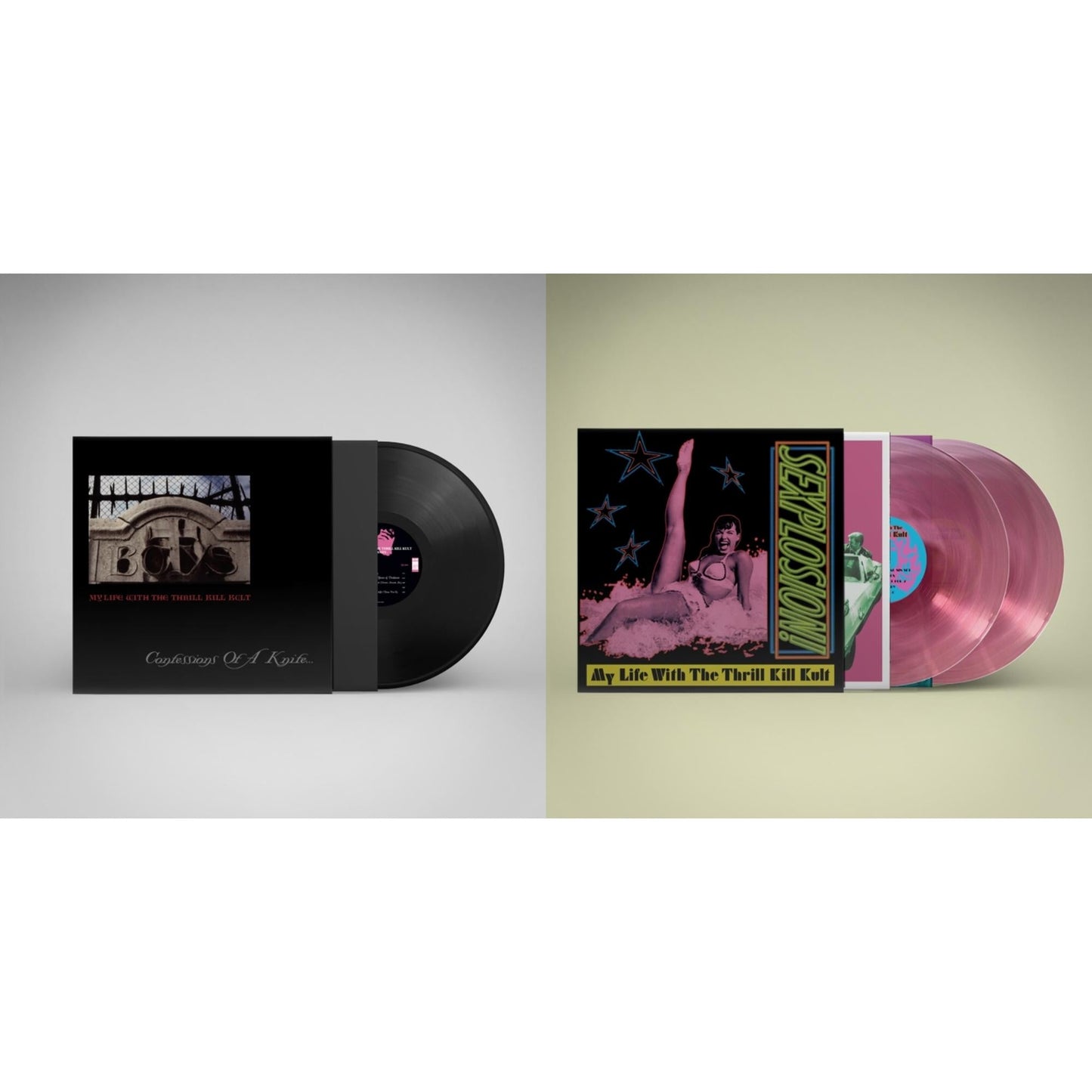 This is a 2 LP Vinyl SKU bundle.
1.This LP Vinyl is brand new.Format: LP VinylMusic Style: IndustrialThis item's title is: Confessions Of A KnifeArtist: My Life With The Thrill Kill KultLabel: Rock/PopBarcode: 860004453901
2.This LP Vinyl is brand new.