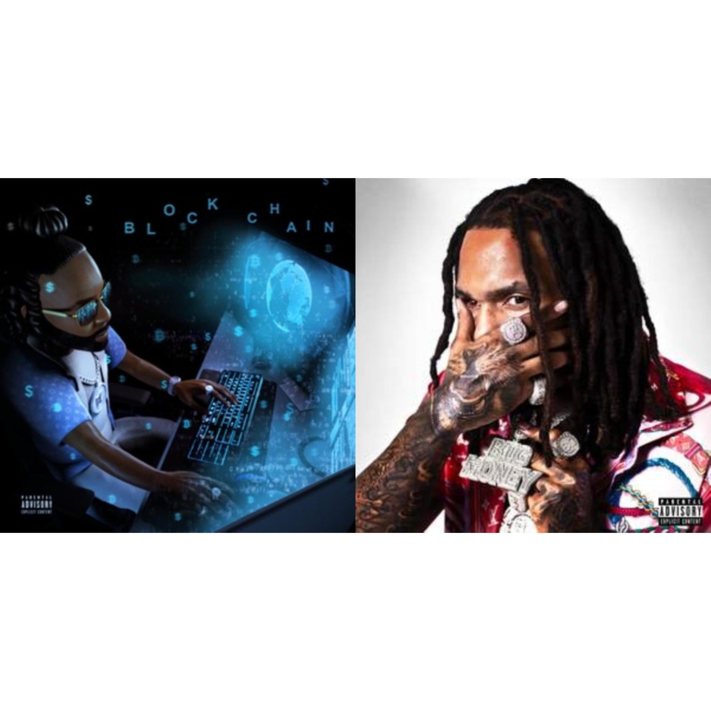 Blockchain (Blue Seaglass Wave LP Vinyl) & Big Money (Clear LP Vinyl)