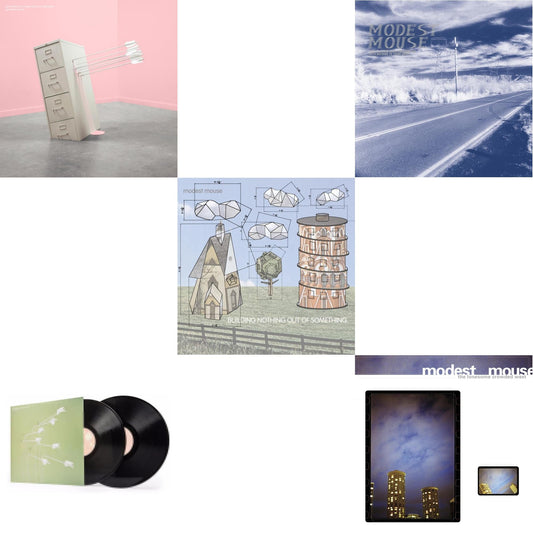 This is a 5 LP Vinyl SKU bundle.
1.This LP Vinyl is brand new.Format: LP VinylThis item's title is: Good News For People Who Love Bad News (Deluxe) (2LP/Baby Pink & Spring Green Vinyl)Artist: Modest MouseBarcode: 196588302817Release Date: 5/17/2024
2.This LP Vinyl is brand new.