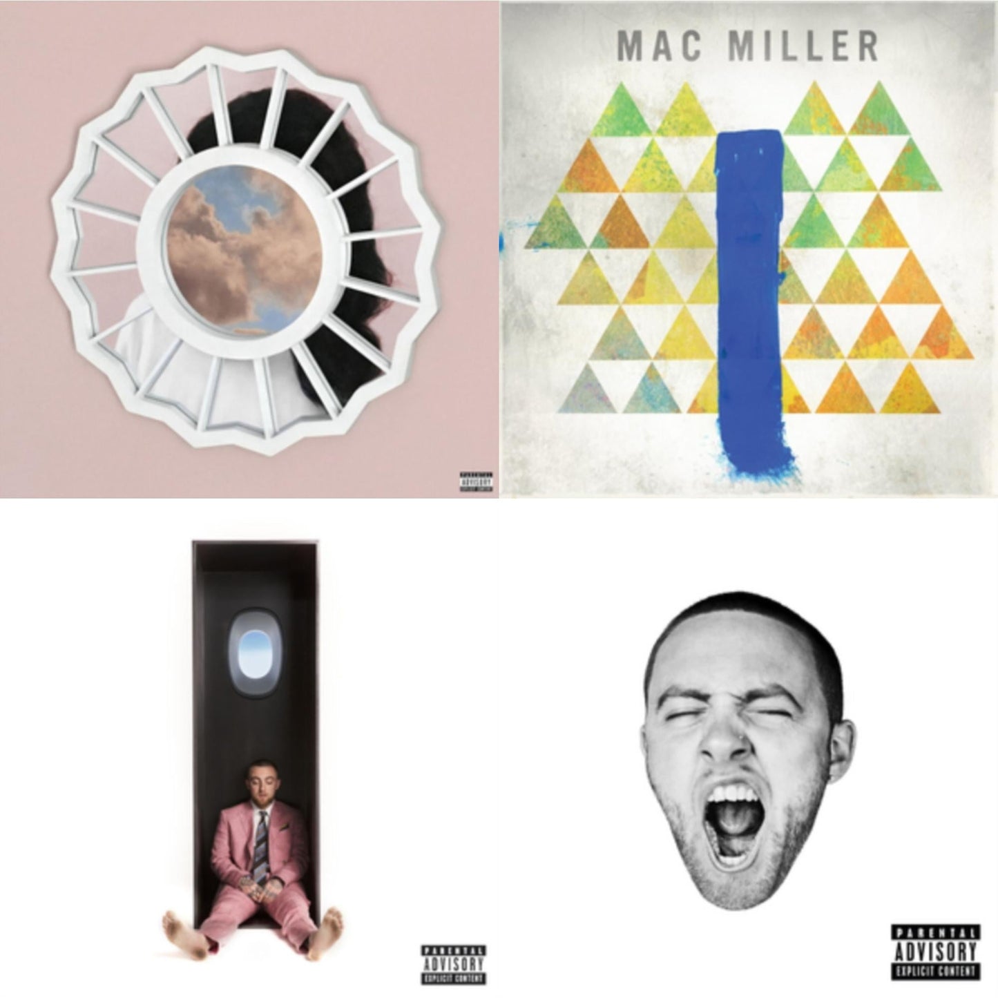 This is a 4 LP Vinyl SKU bundle.
1.This LP Vinyl is brand new.Format: LP VinylThis item's title is: Swimming (X)Artist: Mac MillerLabel: WARNER BROS.Barcode: 093624904236Release Date: 11/23/2018
2.This LP Vinyl is brand new.