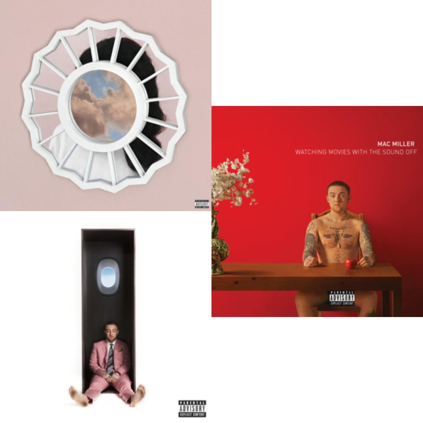 This is a 3 LP Vinyl SKU bundle.
1.This LP Vinyl is brand new.Format: LP VinylThis item's title is: Divine Feminine (X)Artist: Mac MillerLabel: WARNER BROS.Barcode: 093624916031Release Date: 12/9/2016
2.This LP Vinyl is brand new.