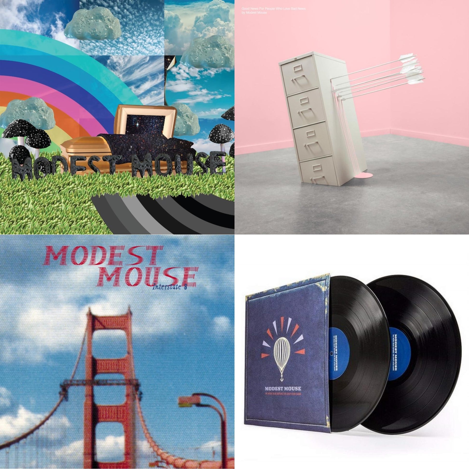 This is a 4 LP Vinyl SKU bundle.
1.This LP Vinyl is brand new.Format: LP VinylMusic Style: Alternative RockThis item's title is: Golden Casket (X) (2LP)Artist: Modest MouseLabel: EPICBarcode: 194398941011Release Date: 9/10/2021
2.This LP Vinyl is brand new.