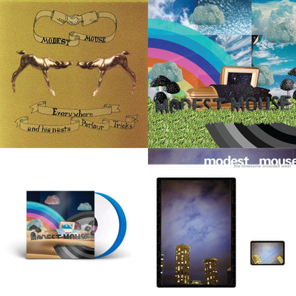 This is a 4 LP Vinyl SKU bundle.
1.This LP Vinyl is brand new.Format: LP VinylMusic Style: Indie RockThis item's title is: Everywhere & His Nasty Parlor Tricks (180G)Artist: Modest MouseLabel: EPICBarcode: 074646210413Release Date: 9/25/2001
2.This LP Vinyl is brand new.