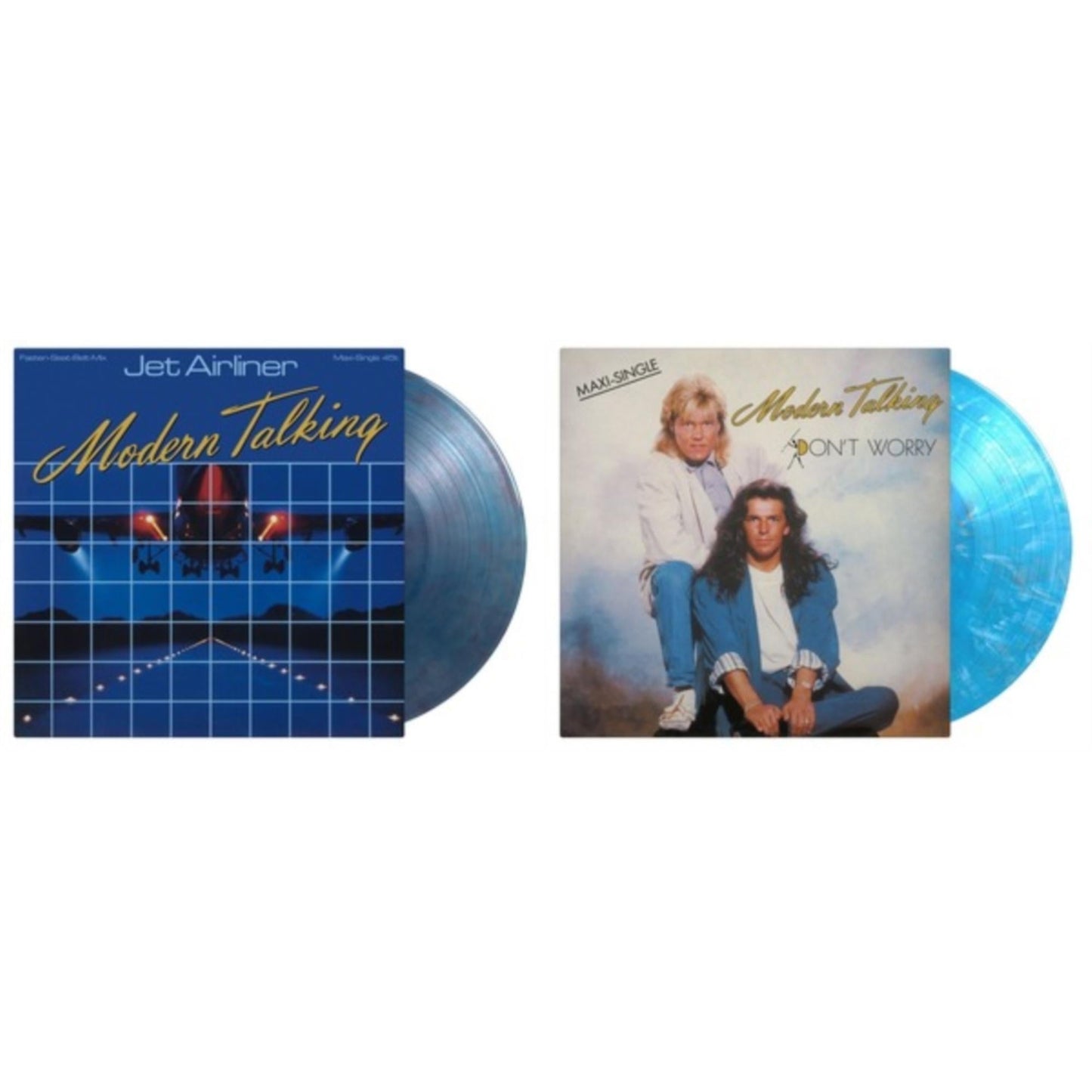 Jet Airliner (Translucent Blue & Red Marbled Vinyl/180G) & Don't Worry (180G/Blue, White & Black Marbled Vinyl)