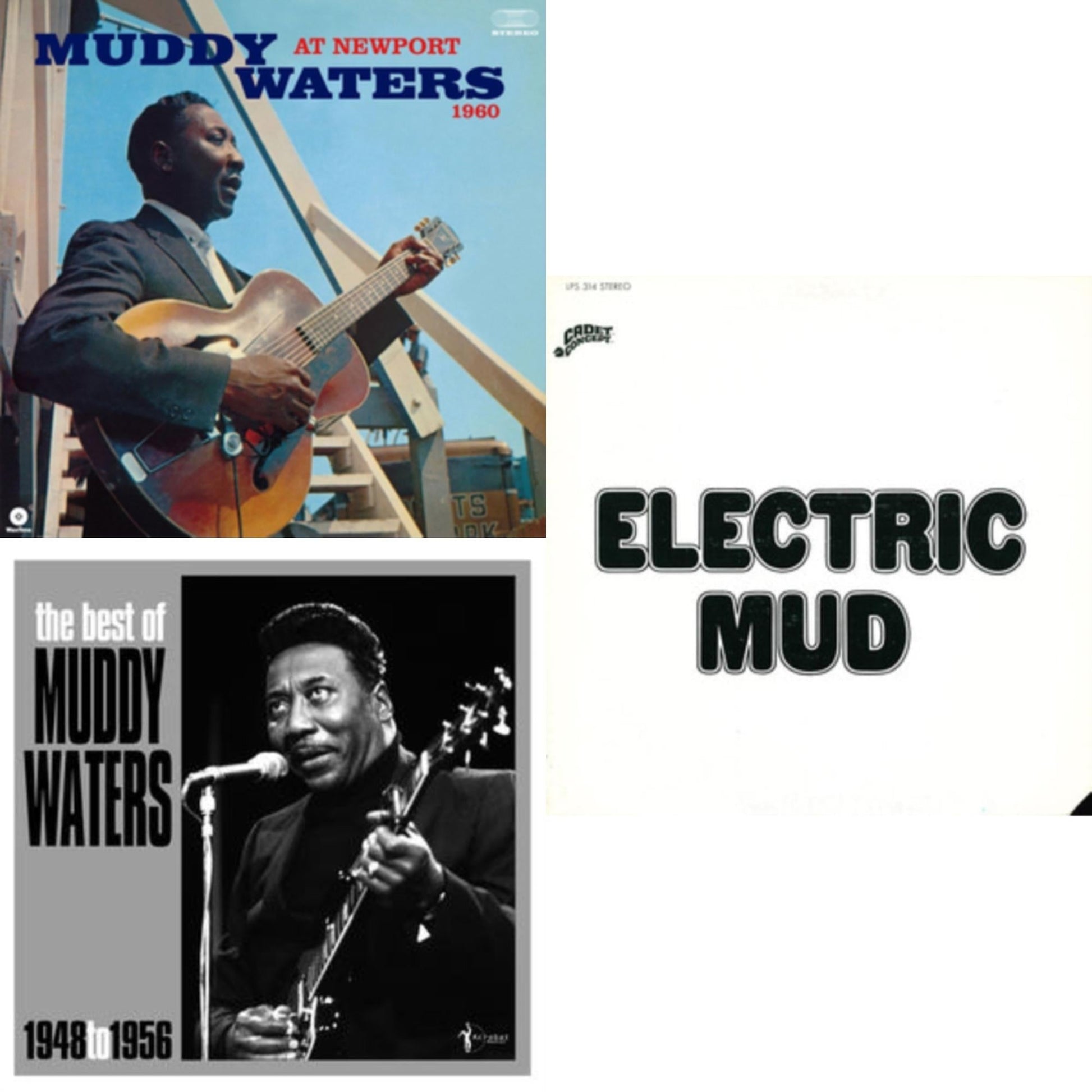 This is a 3 LP Vinyl SKU bundle.
1.This LP Vinyl is brand new.Format: LP VinylMusic Style: Blues RockThis item's title is: At Newport 1960Artist: Muddy WatersLabel: WAX TIMEBarcode: 8436542014656Release Date: 1/27/2014
2.This LP Vinyl is brand new.
