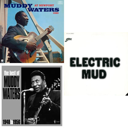 This is a 3 LP Vinyl SKU bundle.
1.This LP Vinyl is brand new.Format: LP VinylMusic Style: Blues RockThis item's title is: At Newport 1960Artist: Muddy WatersLabel: WAX TIMEBarcode: 8436542014656Release Date: 1/27/2014
2.This LP Vinyl is brand new.