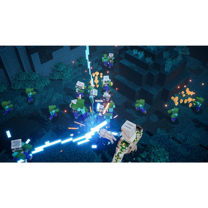 This is brand new.Fight your way through an all-new action-adventure game, inspired by classic dungeon crawlers and set in the Minecraft universe! Up to four friends can play together, or you can brave the dungeons alone.