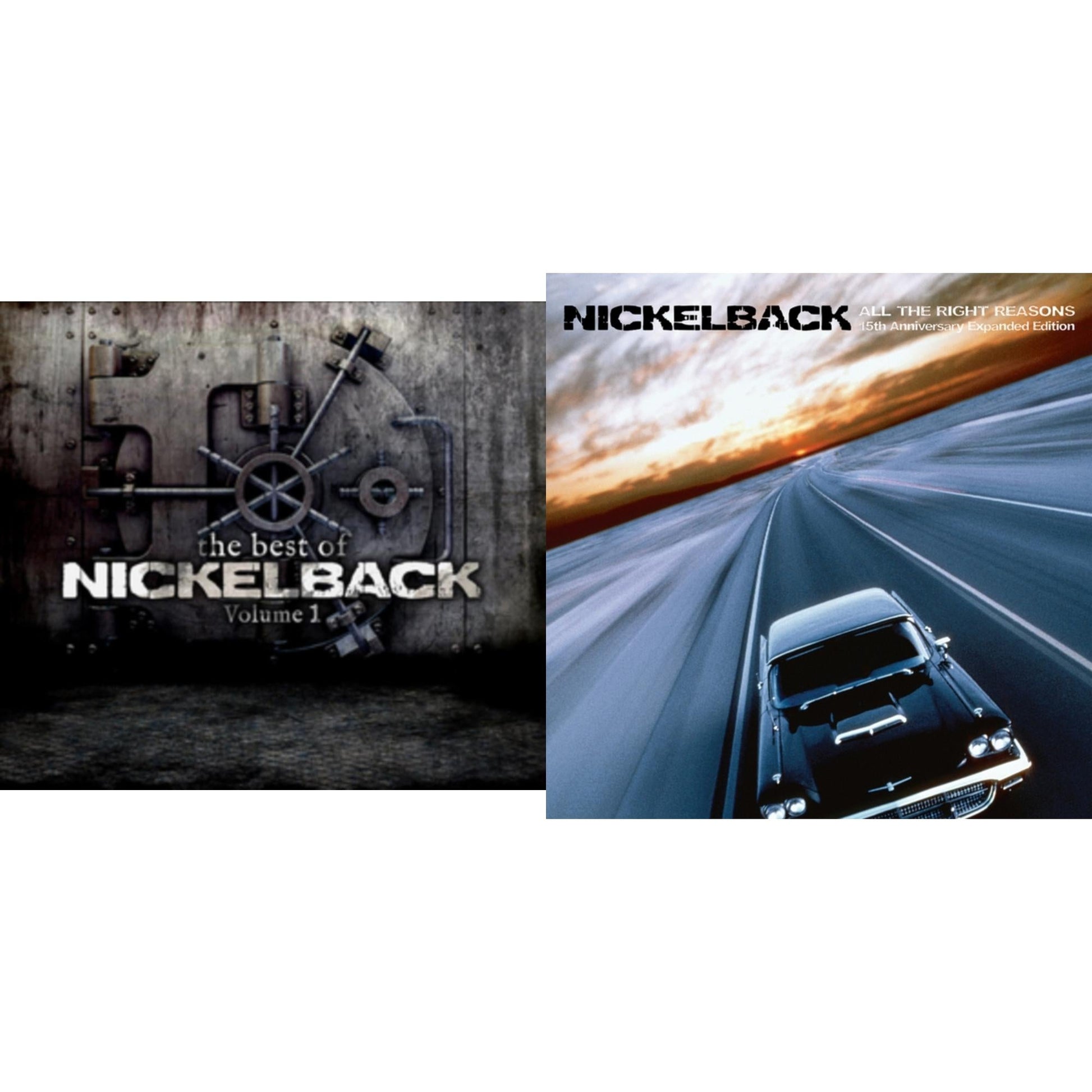 This is a 2 CD SKU bundle.
1.This CD is brand new.Format: CDMusic Style: ExperimentalThis item's title is: Best Of Nickelback VolumeArtist: NickelbackLabel: ROADRUNNER RECORDSBarcode: 016861759223Release Date: 11/4/2013
2.This CD is brand new.