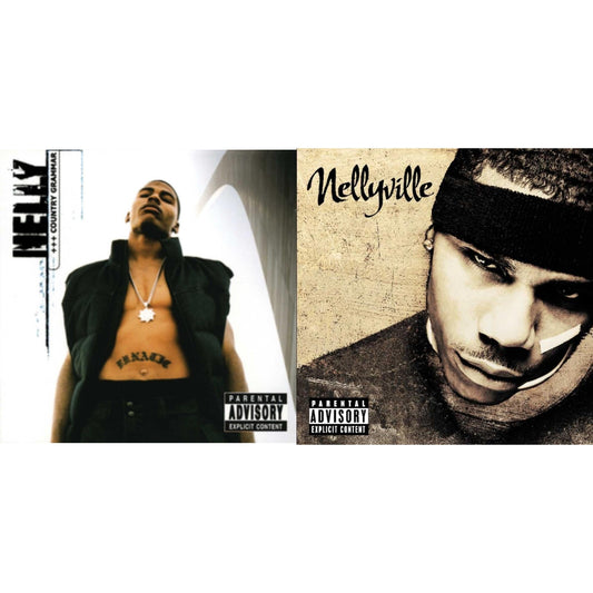 This is a 2 CD SKU bundle.
1.This CD is brand new.Format: CDMusic Style: Pop RapThis item's title is: Country GrammarArtist: NellyLabel: Universal RecordsBarcode: 601215774320Release Date: 6/27/2000
2.This CD is brand new.