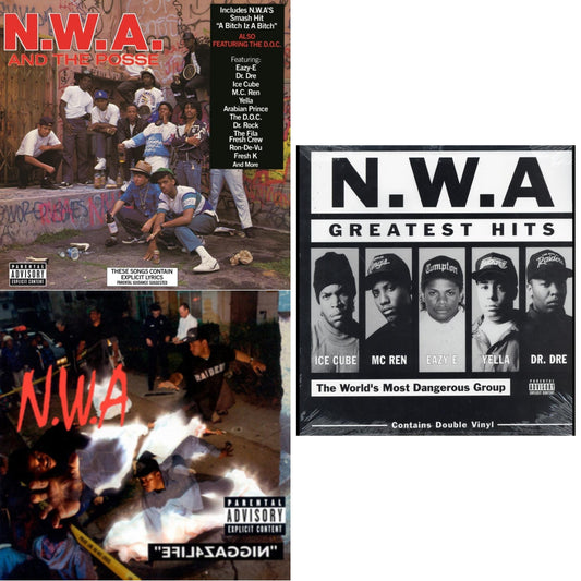 N.W.A. & The Posse (180G) & Niggaz4life (X) & N.W.A. Greatest Hits