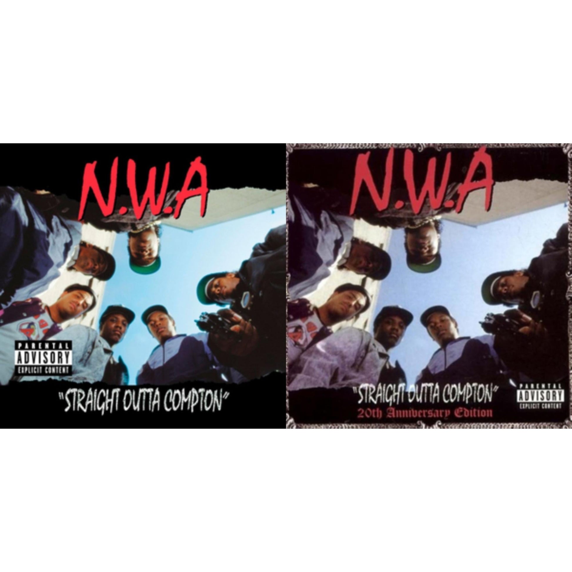 This is a 2 LP Vinyl SKU bundle.
1.This LP Vinyl is brand new.Format: LP VinylMusic Style: GangstaThis item's title is: Straight Outta ComptonArtist: N.W.A.Label: PRIORITYBarcode: 602537498031Release Date: 9/3/2013
2.This LP Vinyl is brand new.