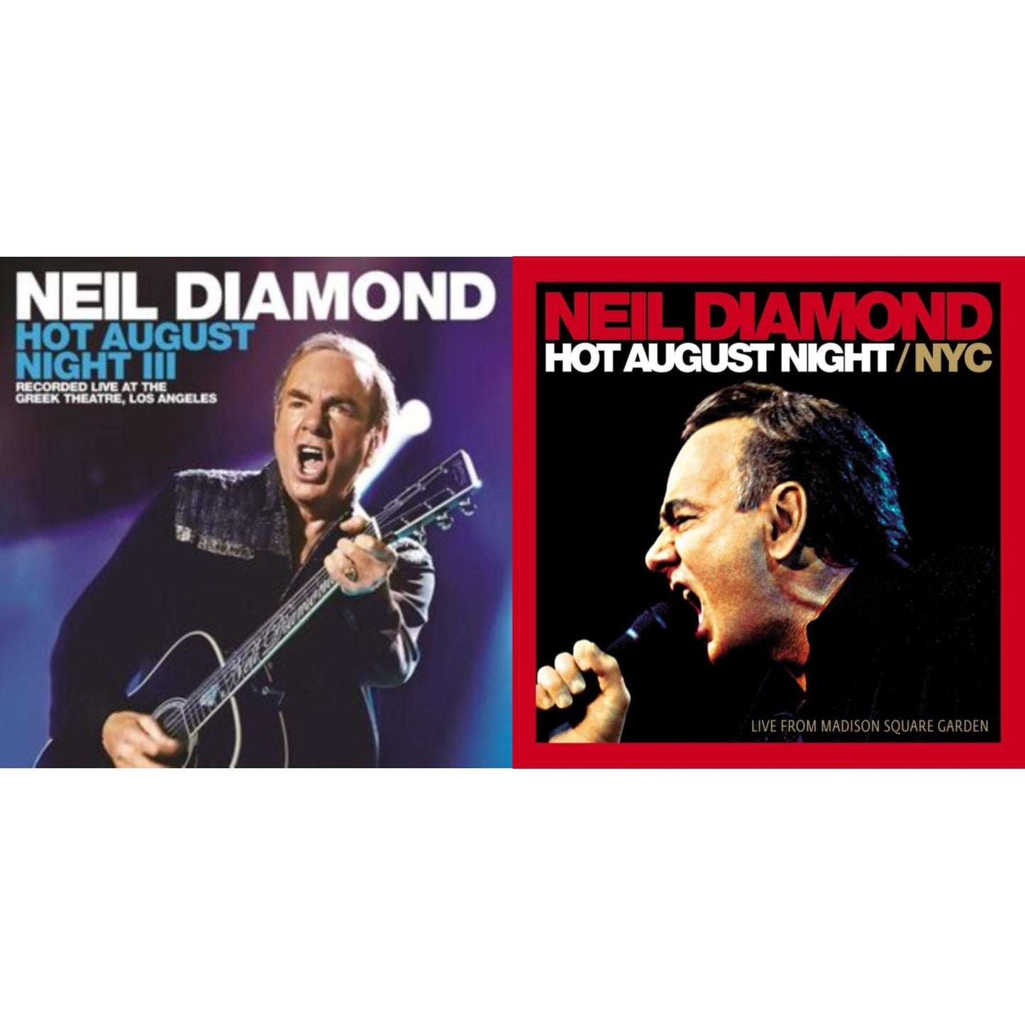 This is a 2 LP Vinyl SKU bundle.
1.This LP Vinyl is brand new.Format: LP VinylMusic Style: Soft RockThis item's title is: Hot August Night/Nyc Live From Madison Square Garden (2LP)Artist: Neil DiamondLabel: NEIL DIAMONDBarcode: 602508821721Release Date: 8/7/2020
2.