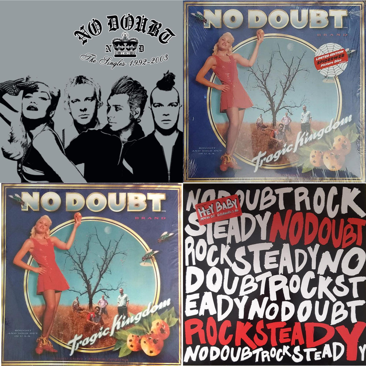 Singles 1992-2003 (2LP/Orange Vinyl) & Tragic Kingdom (Picture Disc) & Tragic Kingdom & Rock Steady