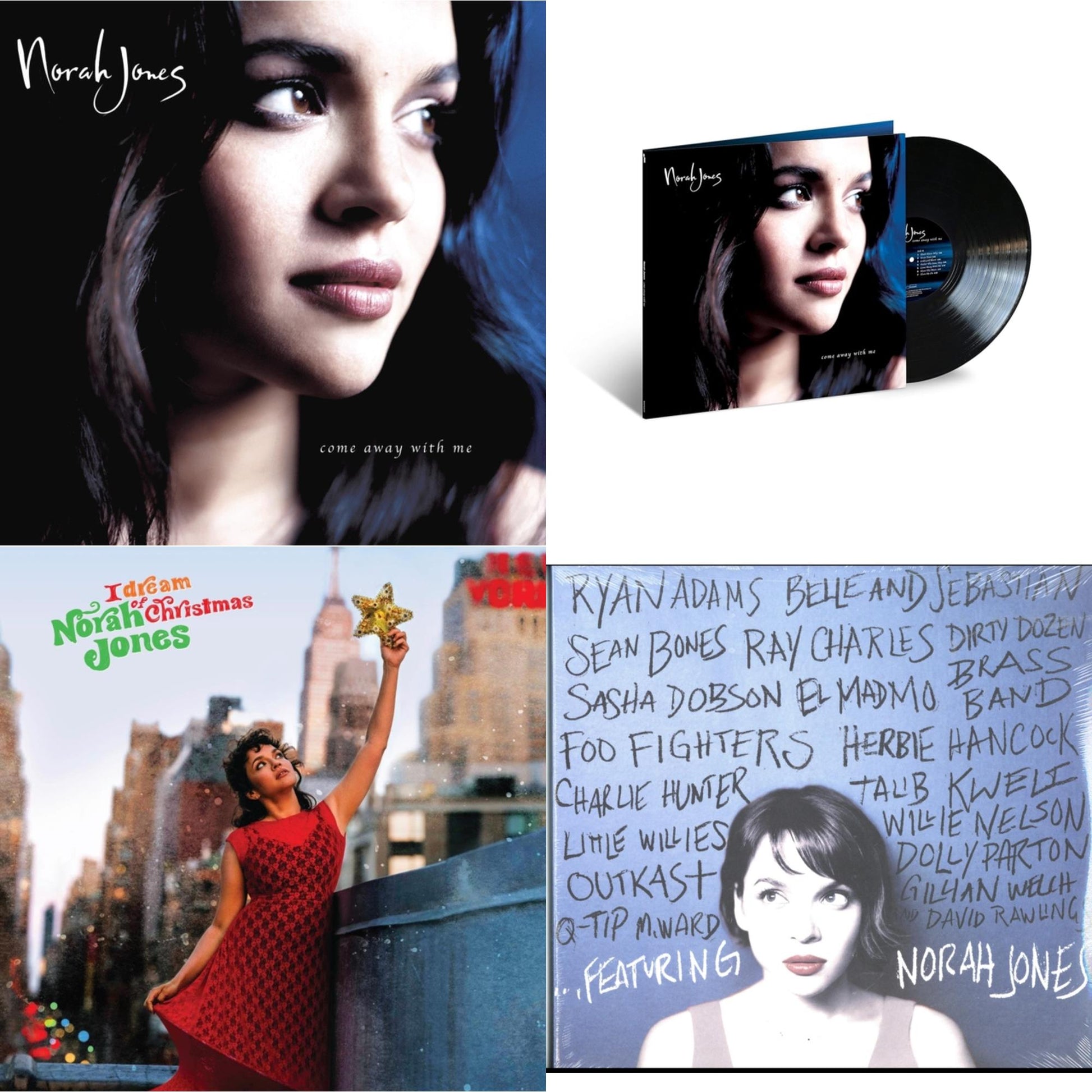 This is a 4 LP Vinyl SKU bundle.
1.This LP Vinyl is brand new.Format: LP VinylMusic Style: VocalThis item's title is: Come Away With Me (20Th Anniversary) (Super Deluxe/4LP)Artist: Norah JonesLabel: BLUE NOTEBarcode: 602438842490Release Date: 5/20/2022
2.This LP Vinyl is brand new.