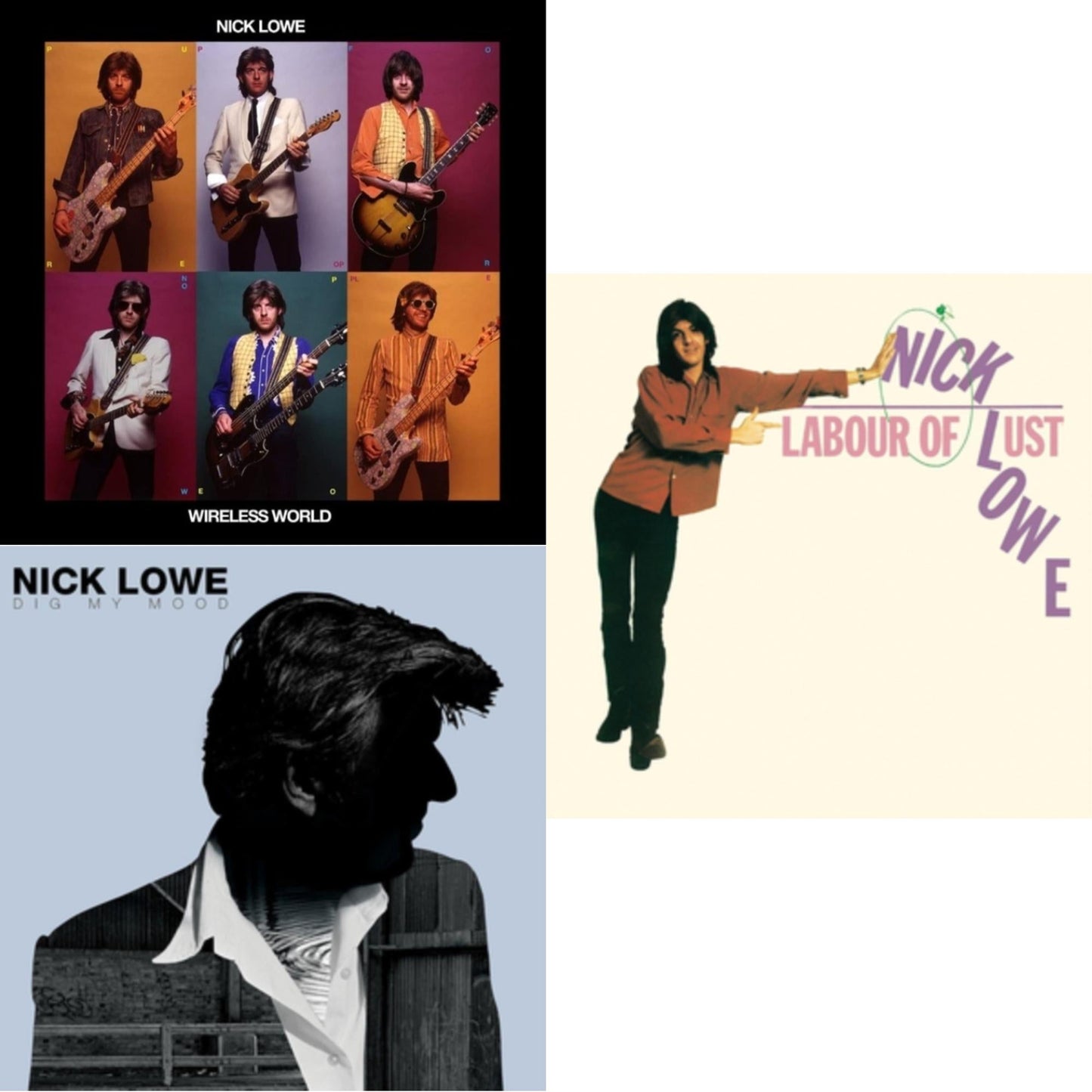 This is a 3 LP Vinyl SKU bundle.
1.This LP Vinyl is brand new.Format: LP VinylMusic Style: Pub RockThis item's title is: Wireless World (Transparent Green With Black Swirl LP Vinyl)Artist: Nick LoweLabel: YEP ROC RECORDSBarcode: 634457057449Release Date: 4/23/2022
2.