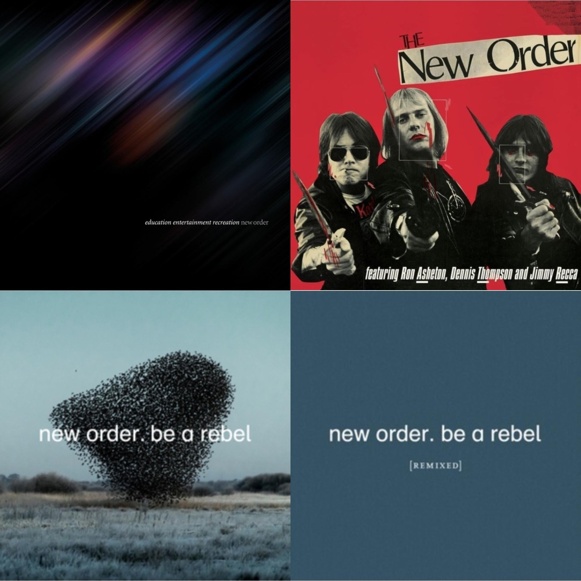 This is a 4 LP Vinyl SKU bundle.
1.This LP Vinyl is brand new.Format: LP VinylMusic Style: Indie RockThis item's title is: Education Entertainment Recreation (Live)Artist: New OrderLabel: RHINO/WARNER BROS.Barcode: 190295211646Release Date: 5/7/2021
2.This LP Vinyl is brand new.