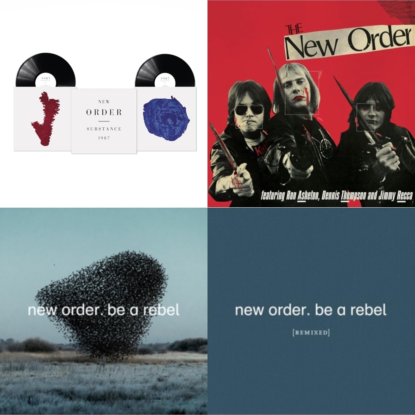 This is a 4 LP Vinyl SKU bundle.
1.This LP Vinyl is brand new.Format: LP VinylMusic Style: Synth-popThis item's title is: Substance (2023 Reissue) (2LP)Artist: New OrderLabel: FactoryBarcode: 190295928889Release Date: 11/10/2023
2.This LP Vinyl is brand new.