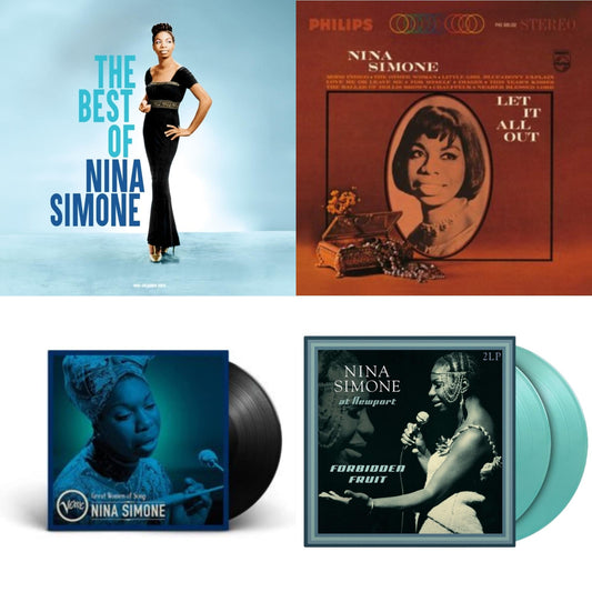 Best Of (Coloured LP Vinyl) & Let It All Out & Great Women Of Song: Nina Simone & At Newport / Forbidden Fruit (2LP/180G/Solid Turquiose Vinyl)