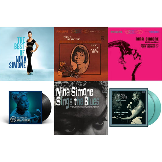 Best Of (Coloured LP Vinyl) & Let It All Out & Wild Is The Wind & Great Women Of Song: Nina Simone & Sings The Blues (180G) & At Newport / Forbidden Fruit (2LP/180G/Solid Turquiose Vinyl)