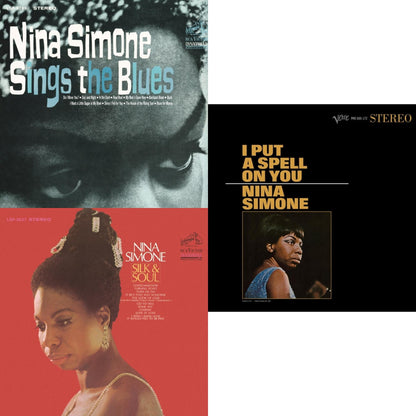 This is a 3 CD SKU bundle.
1.This CD is brand new.Format: CDMusic Style: Soul-JazzThis item's title is: Nina Simone Sings The BluesArtist: Nina SimoneLabel: SONY SPECIAL MARKETINGBarcode: 886977115929Release Date: 5/4/2010
2.This CD is brand new.