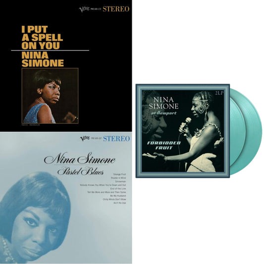 I Put A Spell On You & Pastel Blues (Verve Acoustic Sounds Series) & At Newport / Forbidden Fruit (2LP/180G/Solid Turquiose Vinyl)