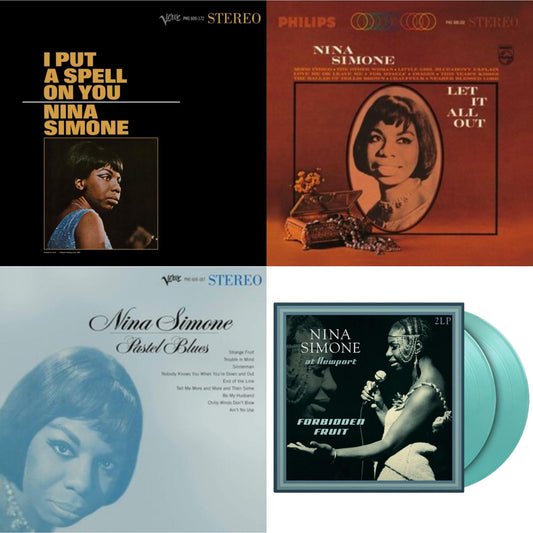 I Put A Spell On You & Let It All Out & Pastel Blues (Verve Acoustic Sounds Series) & At Newport / Forbidden Fruit (2LP/180G/Solid Turquiose Vinyl)
