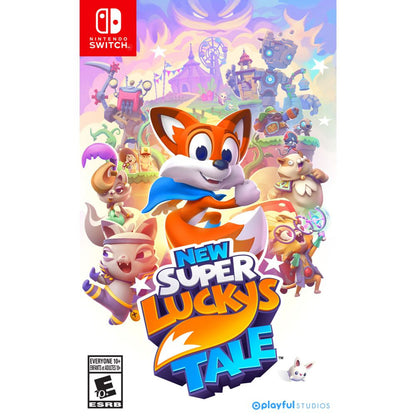 This is brand new.New Super Lucky's Tale is a vibrant 3D adventure platformer that follows Lucky, a brave young fox who embarks on a journey into the unknown and becomes a hero. A lovable fox with the bravery of a knight and the adventuring experience of a petunia.