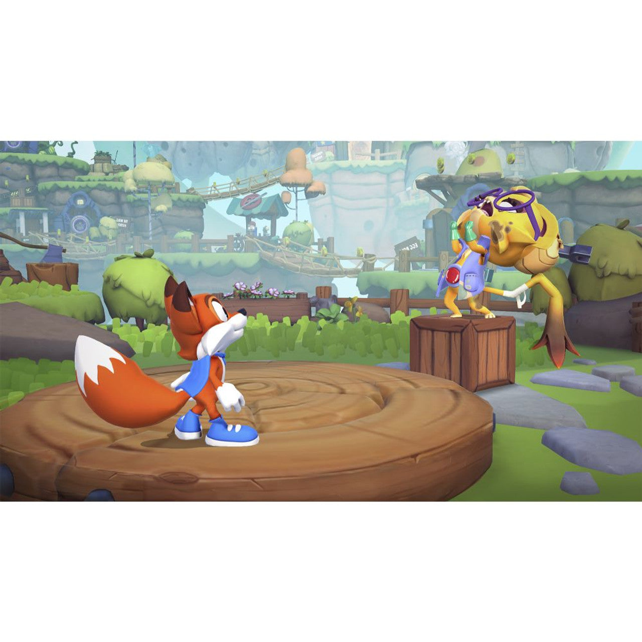 This is brand new.New Super Lucky's Tale is a vibrant 3D adventure platformer that follows Lucky, a brave young fox who embarks on a journey into the unknown and becomes a hero. A lovable fox with the bravery of a knight and the adventuring experience of a petunia.