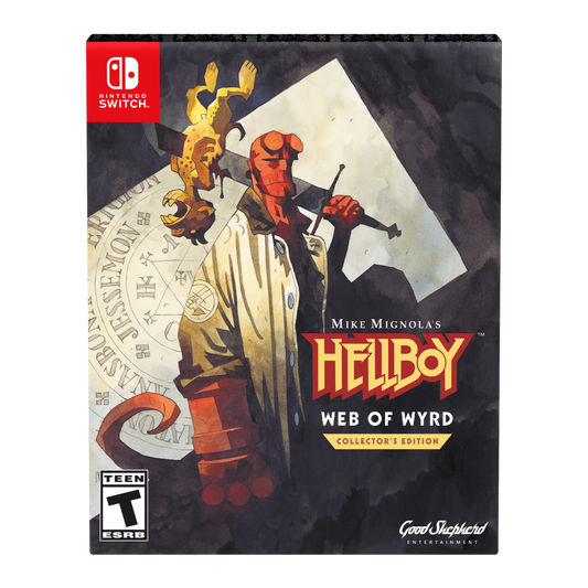 Product Image : This is brand new.<br>Hellboy: Web of Wyrd is a roguelike action brawler with an original story created in partnership with Dark Horse Comics and Hellboy creator Mike Mignola. When an agent of the B.P.R.D. goes missing, Hellboy is sent to investigate, pulling him into the depths of the Wyrd…
The Collector´s Edition includes an exclusive 112-page artbook showcasing Mignola´s artworks created for the videogame, and it comes packaged with the physical game in a collectible box.

Characterist