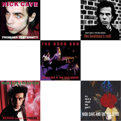 This is a 5 LP Vinyl SKU bundle.
1.This LP Vinyl is brand new.Format: LP VinylMusic Style: Alternative RockThis item's title is: From Her To EternityArtist: Nick & The Bad Seeds CaveLabel:  A BMG COMPANY MUTEBarcode: 5414939710117Release Date: 7/8/2014
2.This LP Vinyl is brand new.