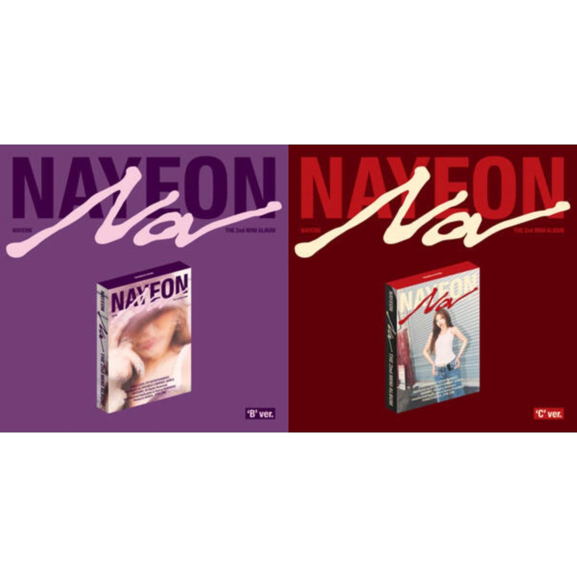 This is a 2 CD SKU bundle.
1.This CD is brand new.Format: CDThis item's title is: Na (B Ver.)Artist: Nayeon (Twice)Barcode: 196922879760Release Date: 6/14/2024
2.This CD is brand new.Format: CDThis item's title is: Na (C Ver.