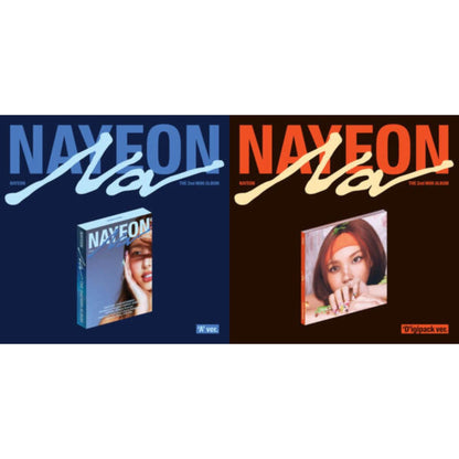 This is a 2 CD SKU bundle.
1.This CD is brand new.Format: CDThis item's title is: Na (A Ver.)Artist: Nayeon (Twice)Barcode: 196922879753Release Date: 6/14/2024
2.This CD is brand new.Format: CDThis item's title is: Na (Digipack Ver.